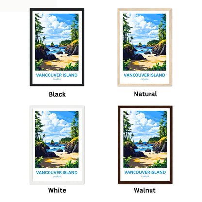 Vancouver Island Travel Poster - The Call of the Wild Coast