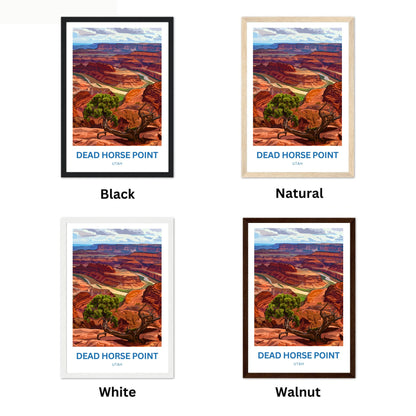 Dead Horse Point Travel Poster - River Bend