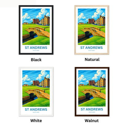 St. Andrews Travel Poster - Play Golf Where It All Began