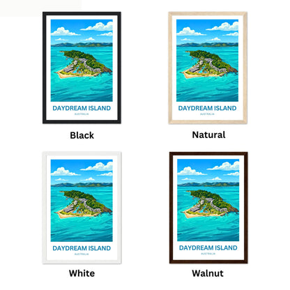 Daydream Island Travel Poster - Australia Ocean Serenity