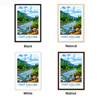 Fort Collins Travel Poster