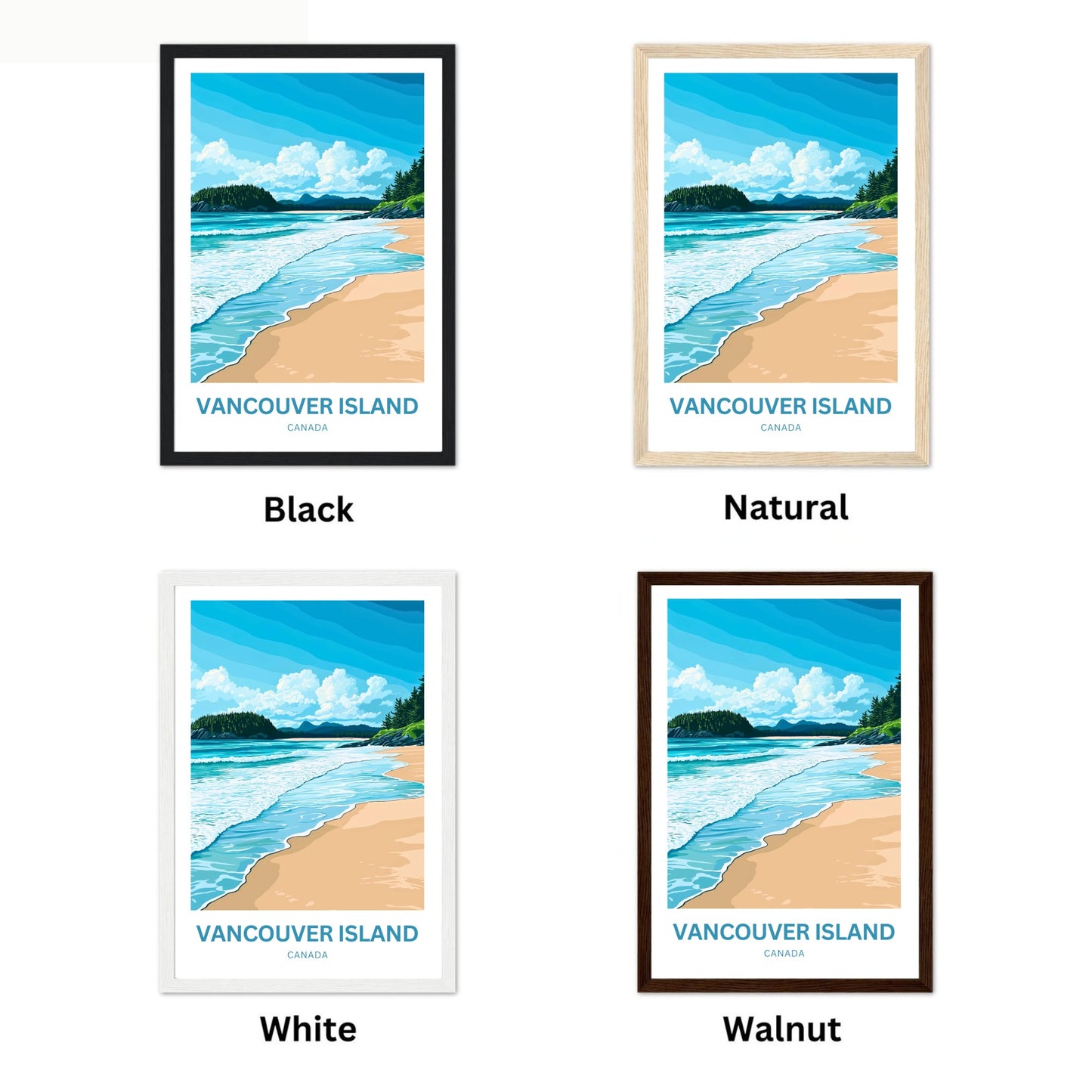 Vancouver Island Travel Poster - Nature’s Untamed Paradise