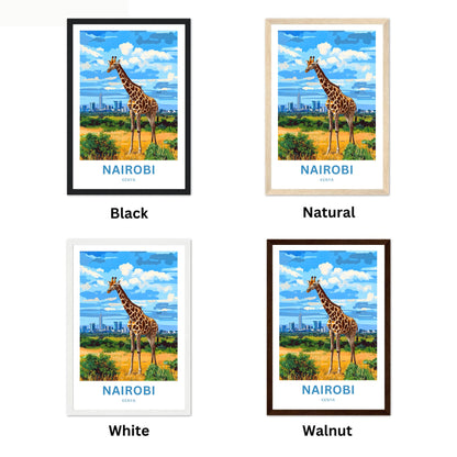 Nairobi Travel Poster - Africa's Metropolis
