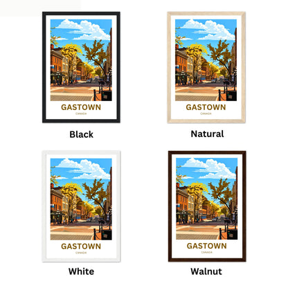 Gastown Travel Poster - City Street