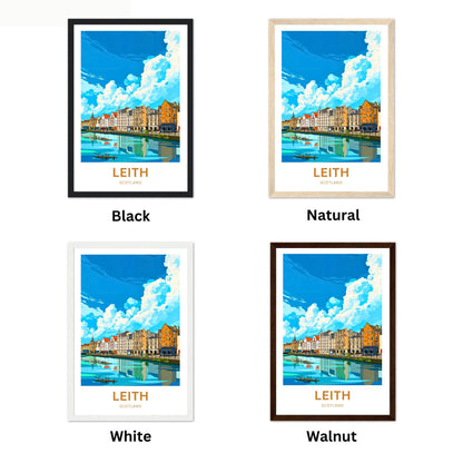 Leith Travel Poster - Sea Breezes, Cobblestones, and Culture