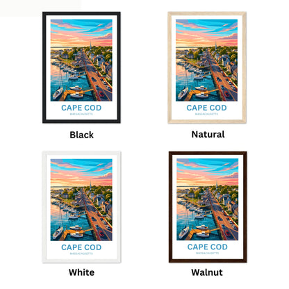 Cape Cod Travel Poster - Harbor