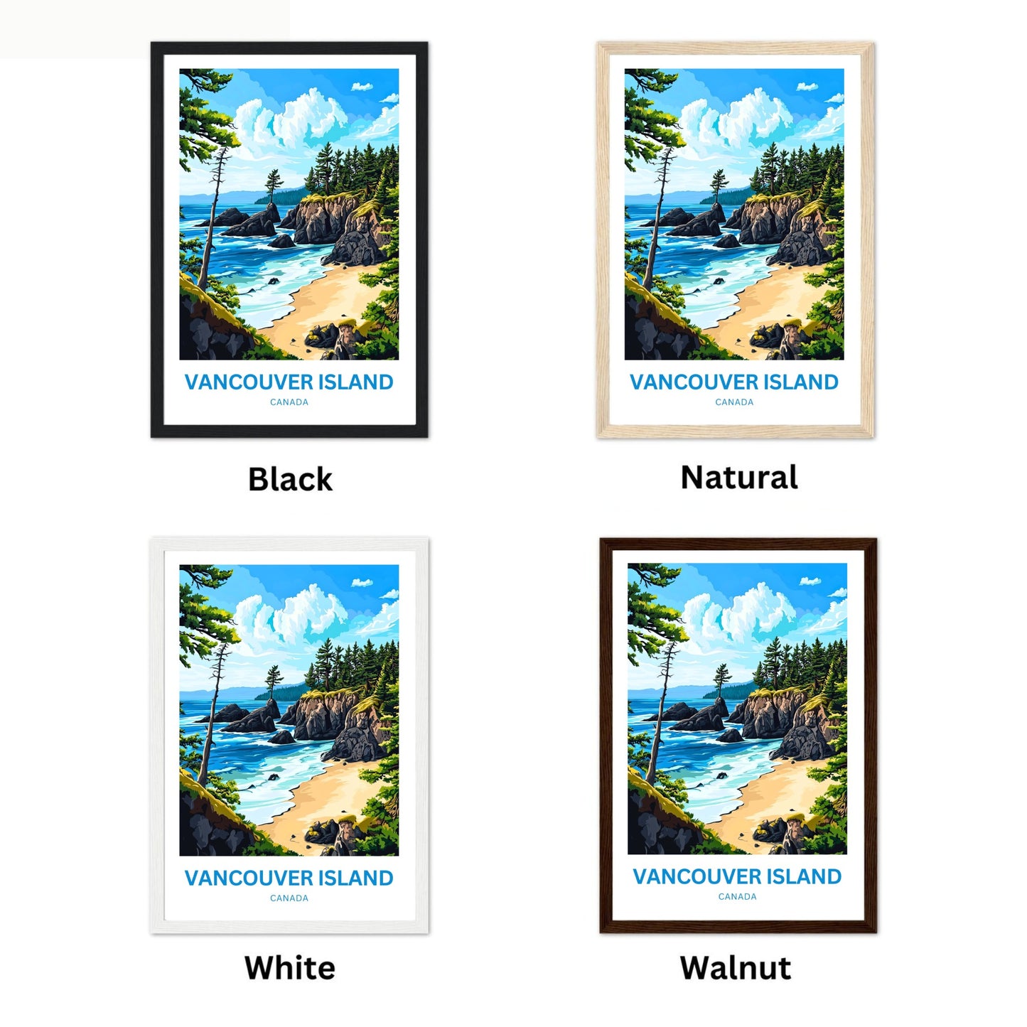 Vancouver Island Travel Poster - Where the Wild Still Lives