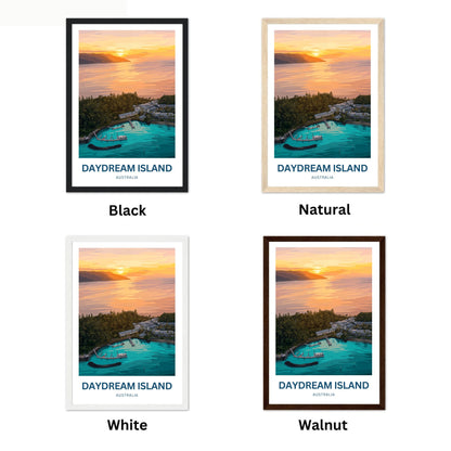 Daydream Island Travel Poster - Island Horizons