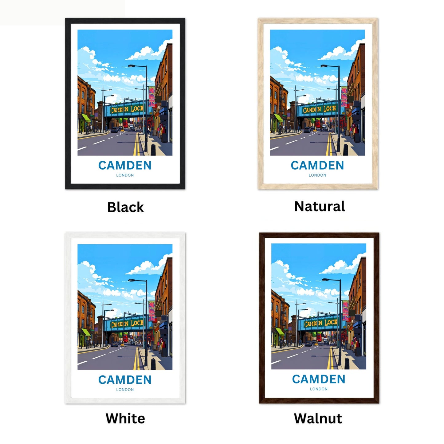 Camden Travel Poster - London