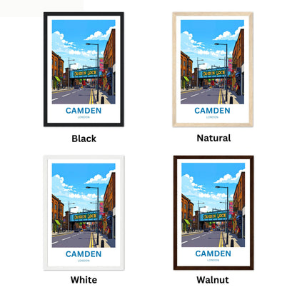 Camden Travel Poster - London
