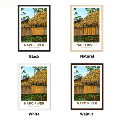Napo River Travel Poster - Urban Jungle Living