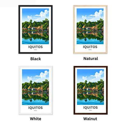 Iquitos Travel Poster - Gateway to the Amazon
