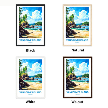 Vancouver Island Travel Poster - Wild Beauty Unfolded