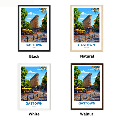 Gastown Travel Poster - Vancouver’s Old Town