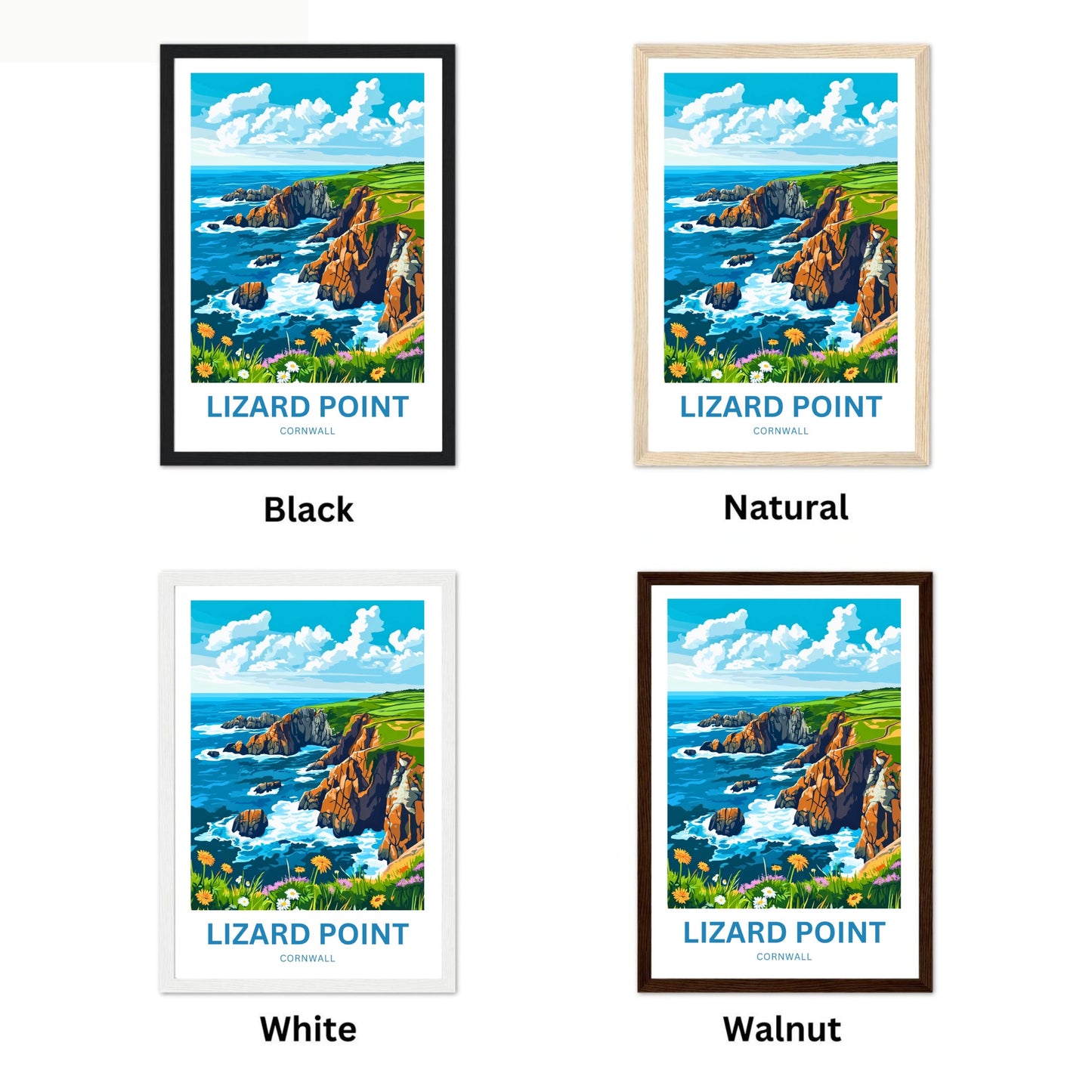 Lizard Point Travel Poster - Retreat