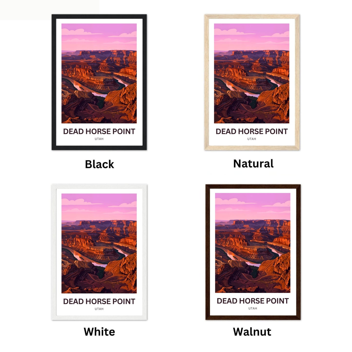 Dead Horse Point Travel Poster - Utah