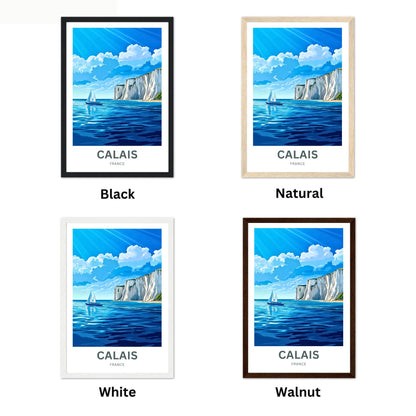 Calais Travel Poster - Coastal Breeze