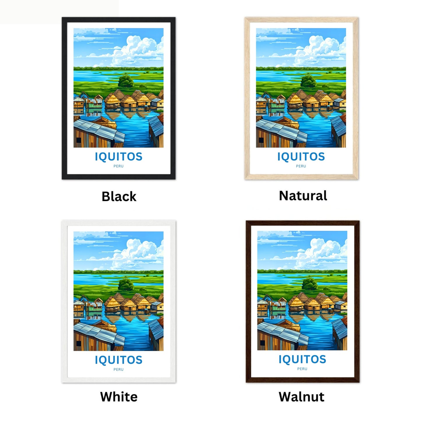 Iquitos Travel Poster - Explore Peru