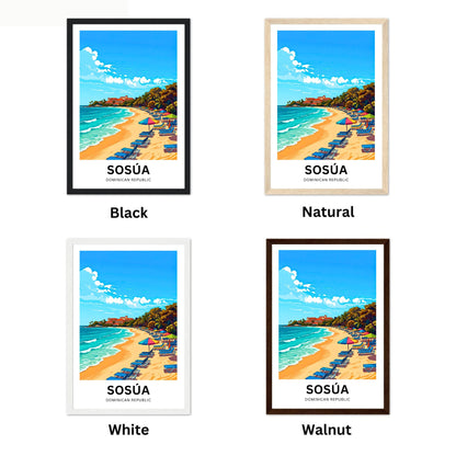 Sosúa Travel Poster - Island Getaway
