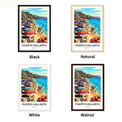 Puerto Vallarta  Travel Poster - Coastal Charm