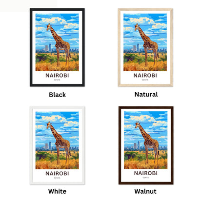 Nairobi Travel Poster - Hear of Kenya