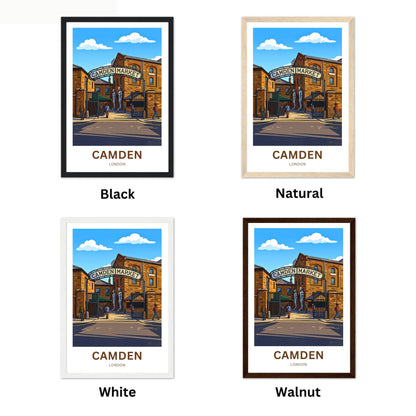 Camden Travel Poster - Market Finds