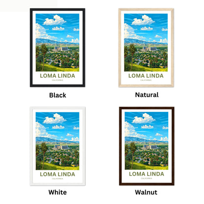 Loma Linda Travel Poster  - Captivating Urban View