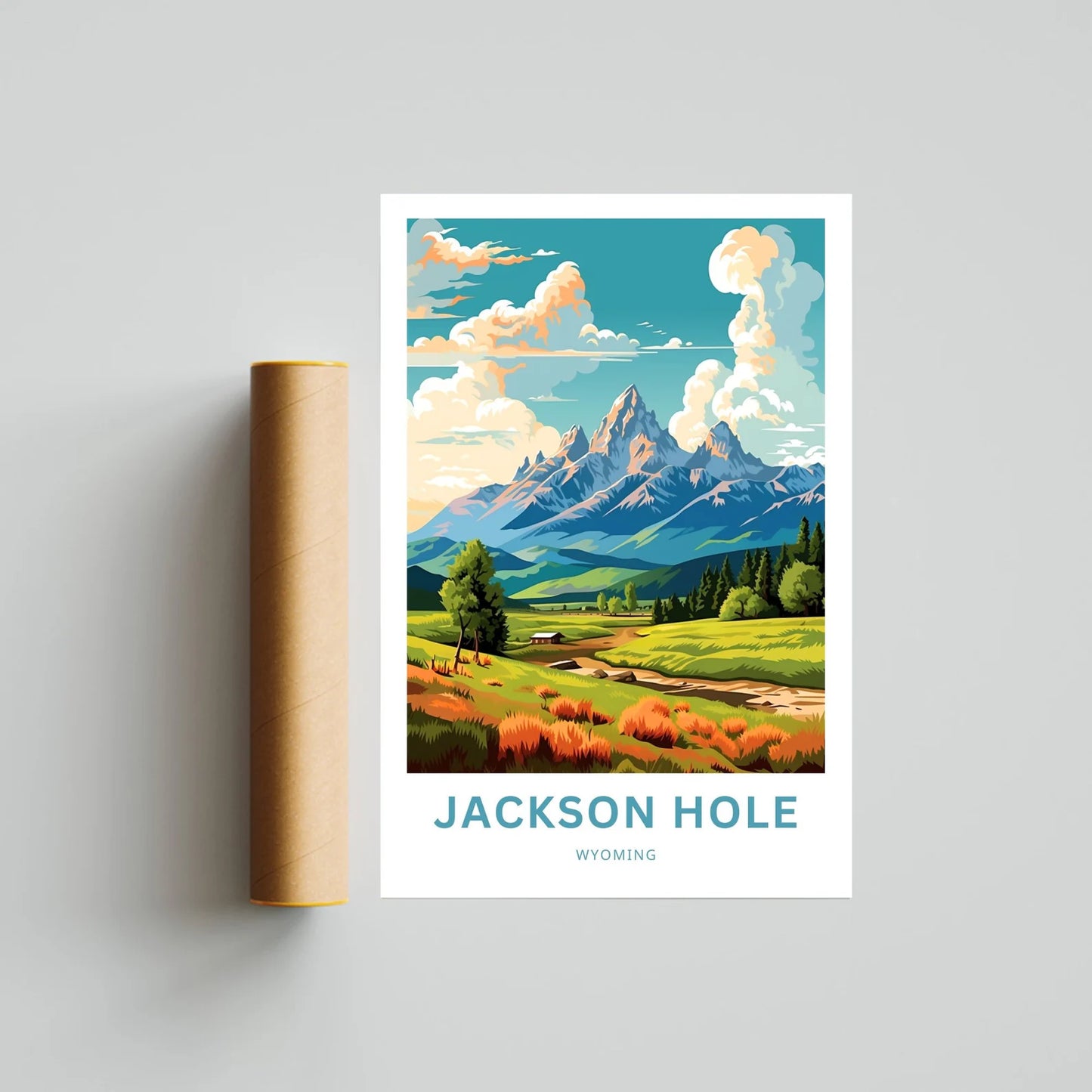 Jackson Hole Travel Poster