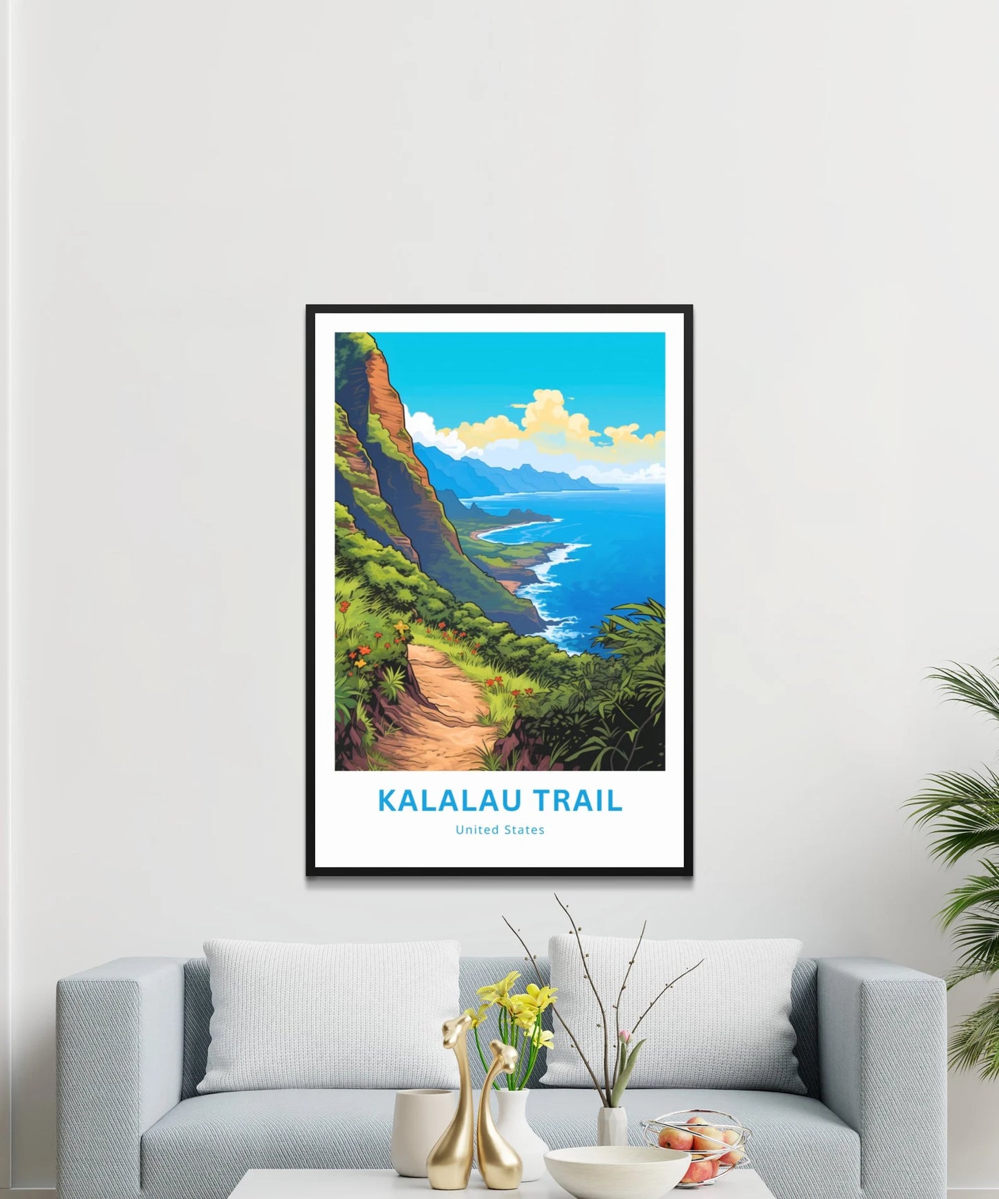 Kalalau Trail Travel Poster