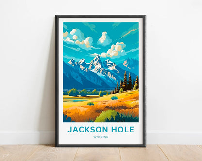 Jackson Hole Travel Poster