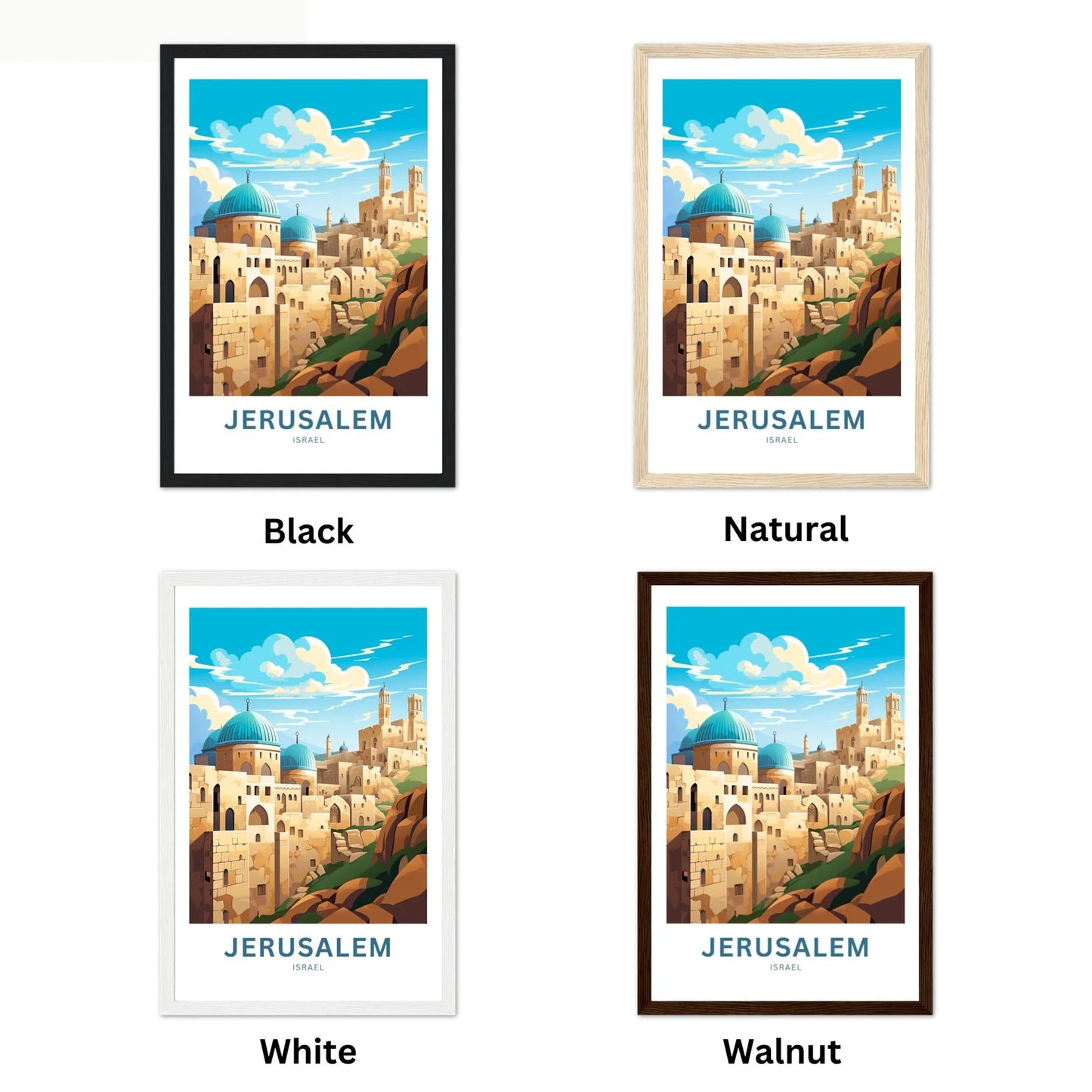 Jerusalem Travel Poster