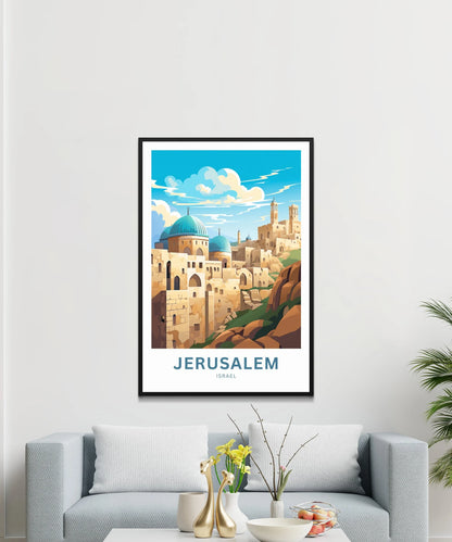 Jerusalem Travel Poster