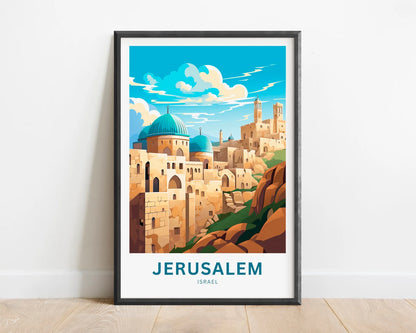 Jerusalem Travel Poster
