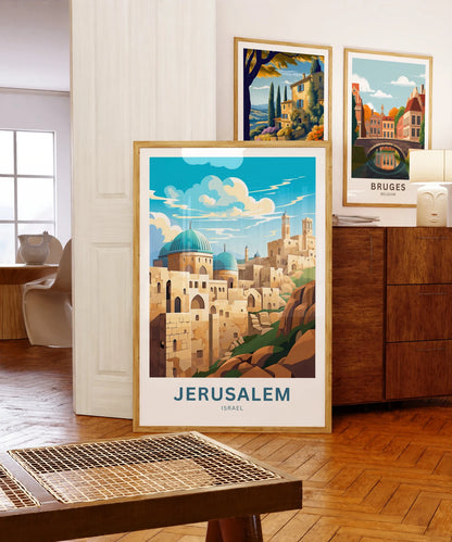 Jerusalem Travel Poster