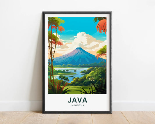 Java Travel Poster