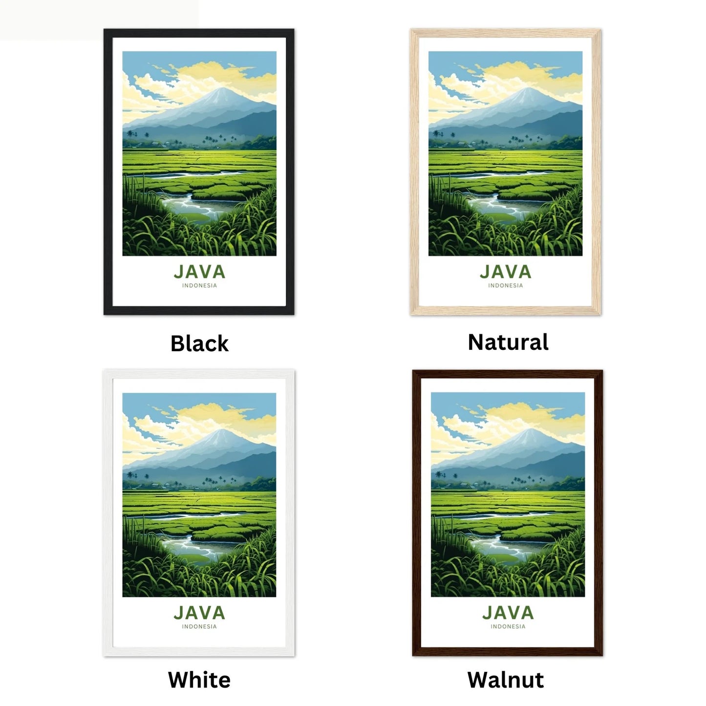 Java Travel Poster