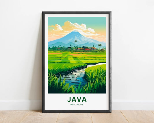 Java Travel Poster