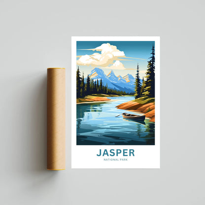 Jasper Travel Poster