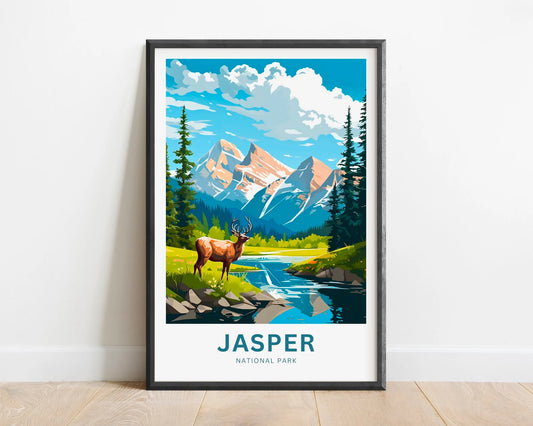 Jasper Travel Poster