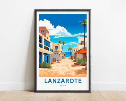 Lanzarote Travel Poster