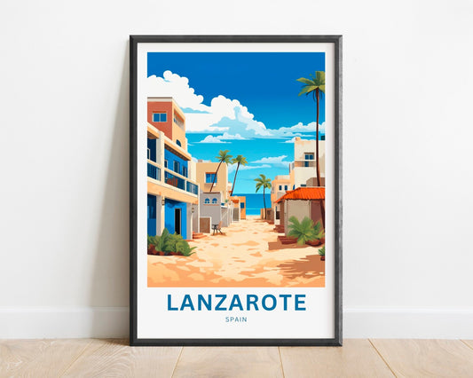 Lanzarote Travel Poster