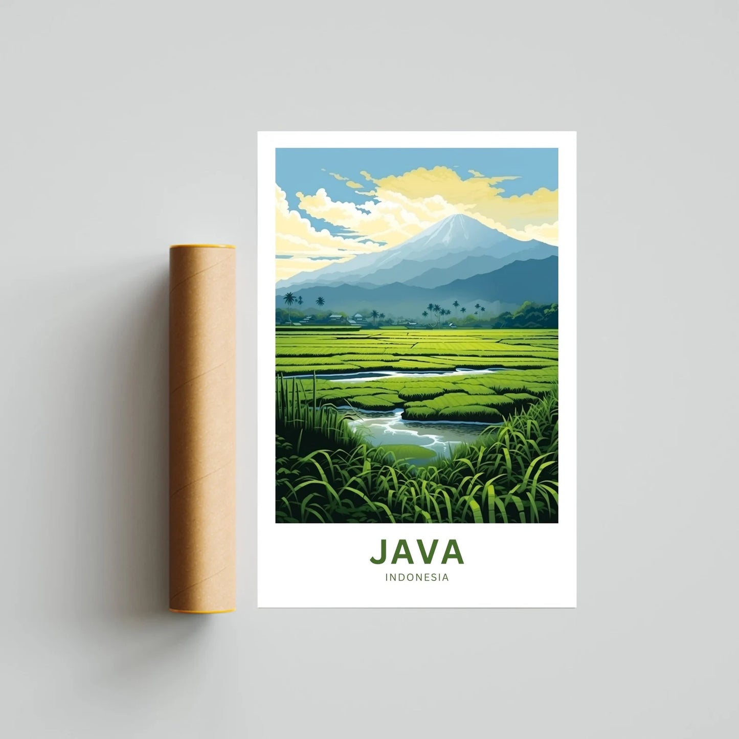 Java Travel Poster