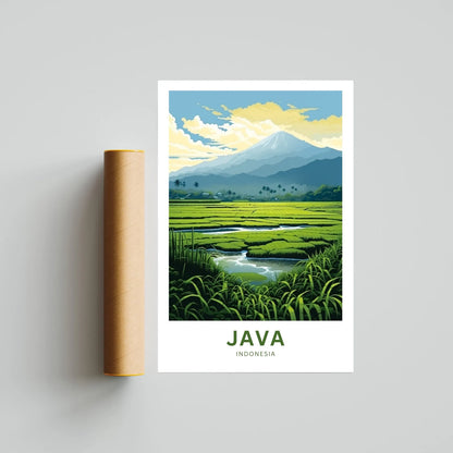 Java Travel Poster
