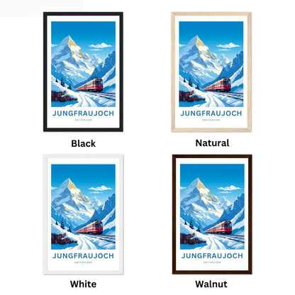 Jungfraujoch Travel Poster