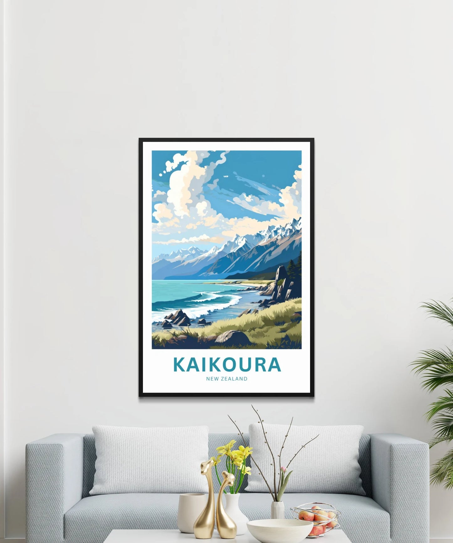 Kaikoura Travel Poster