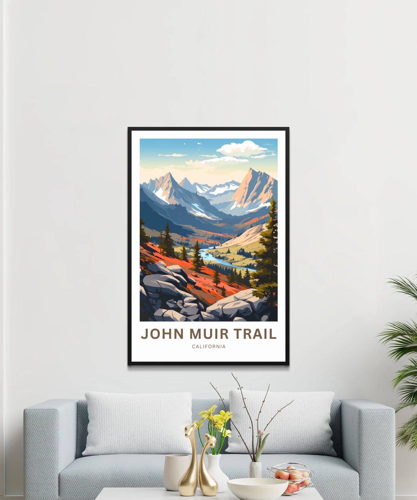John Muir Trail Travel Poster