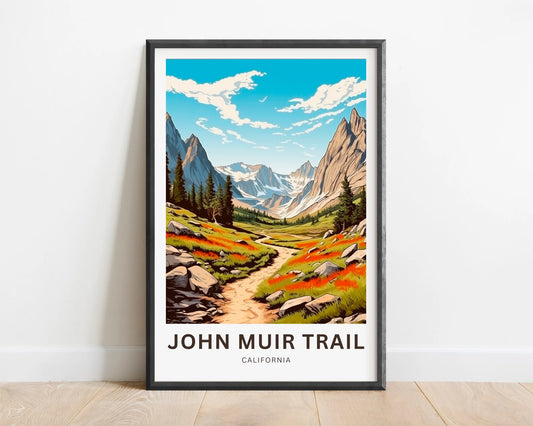 John Muir Trail Travel Poster