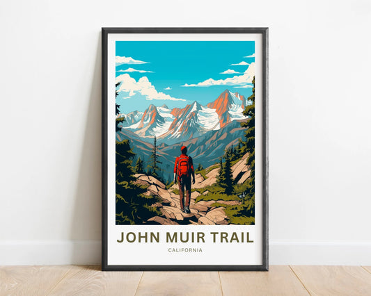 John Muir Trail Travel Poster