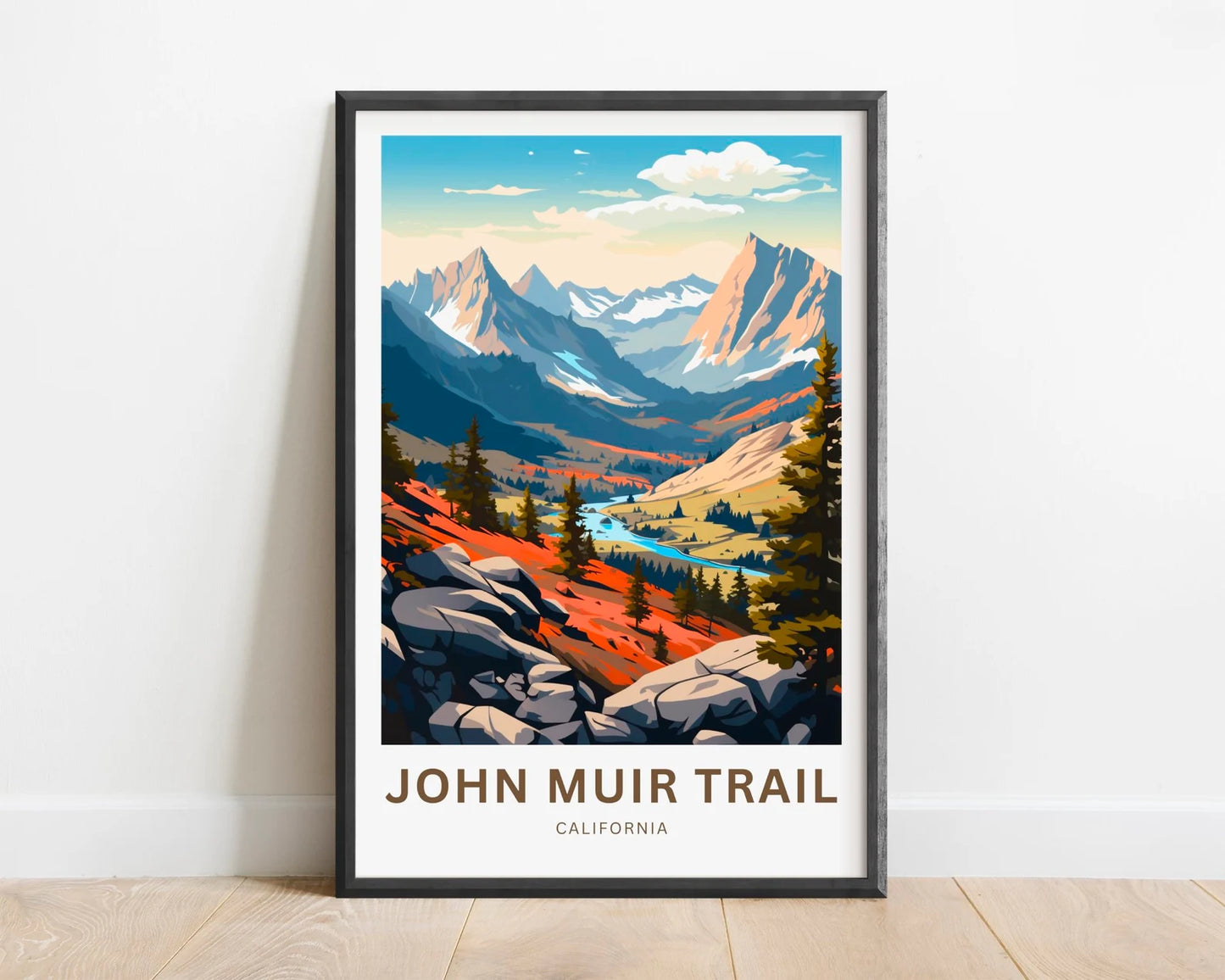 John Muir Trail Travel Poster