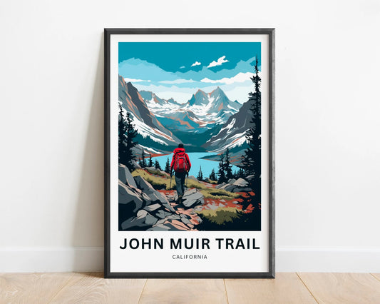 John Muir Trail Travel Poster